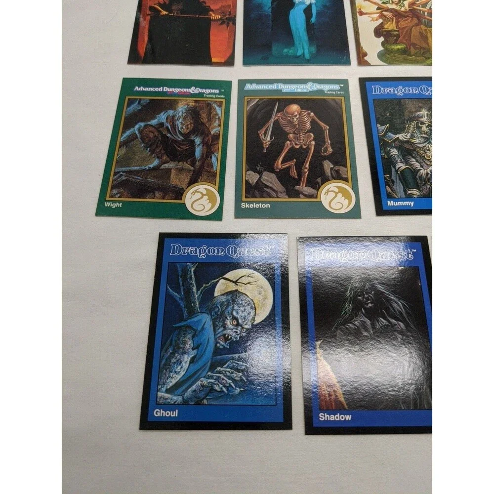 Lot Of (19) TSR Dungeons And Dragons And Fantasy Demons Undead Trading Cards